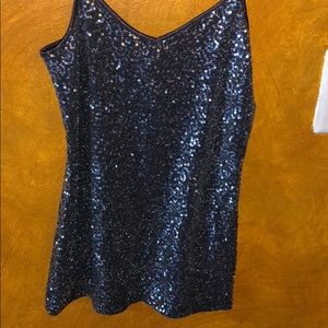 Express Sequin Tank Top